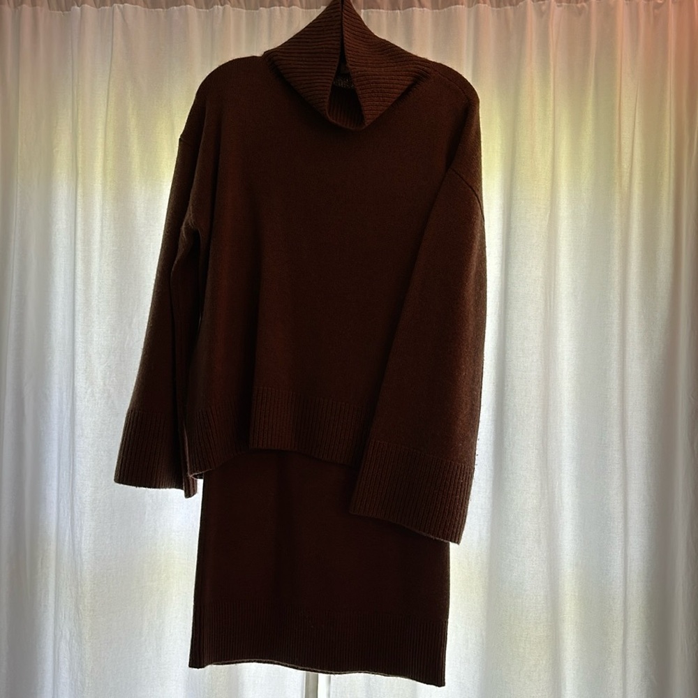 The Reset sweater and skirt set. Size M.